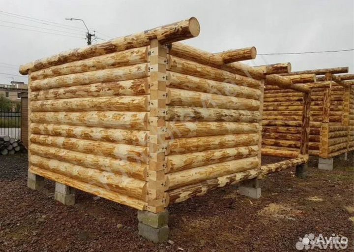 Срубы для бани и дома
