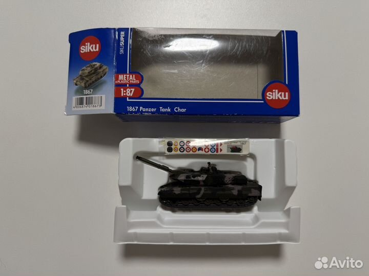 Игрушка модель (моделька) Танк Siku 1867