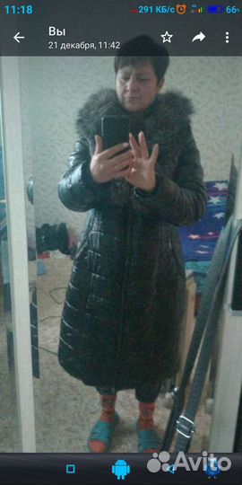 Пуховик женский