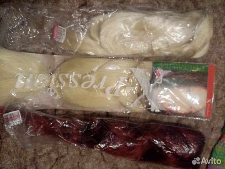 Хвост накладной канекалон шиньоны парик