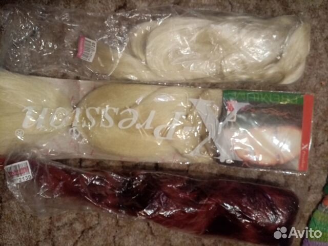 Хвост накладной канекалон шиньоны парик