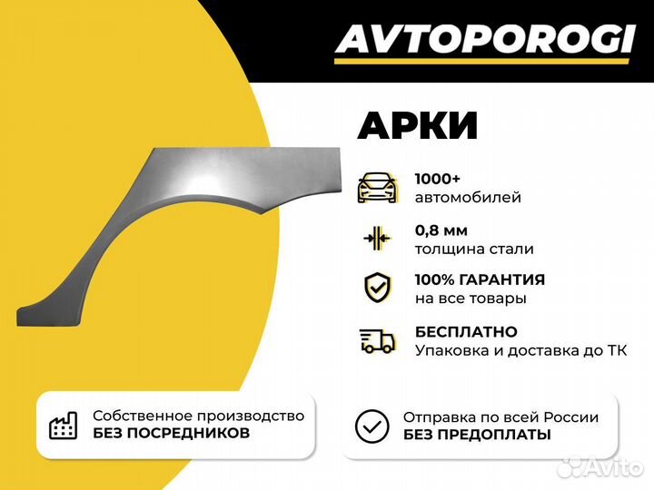 Ремонтная арка Mitsubishi Lancer 9