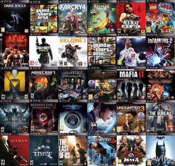 Игры PS3 PlayStation 3 не диск. прод/обмн OFW42