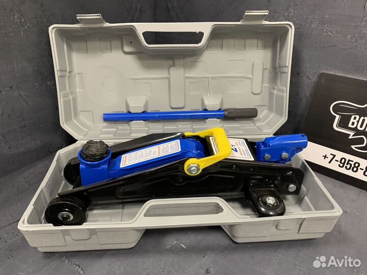 Домкрат подкатной гидравлический маякавто 2т 345мм