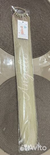 Хвост на резинке в наличии натуральный блонд