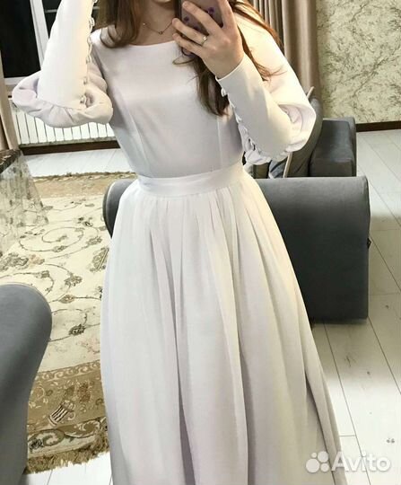 Свадебное вечернее платье