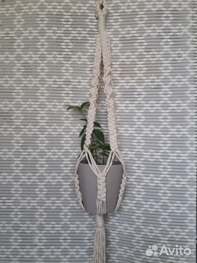 Подвес для цветов ручной работы