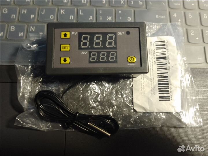 Терморегулятор W3230 питание 220V