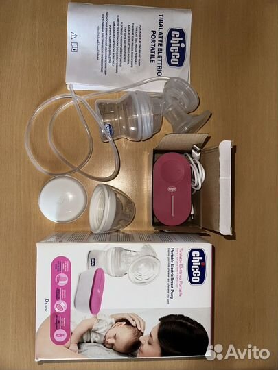 Молокоотсос электрический chicco на брони