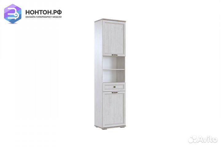 Витрина Александрия шк-114 сосна санторини светлая