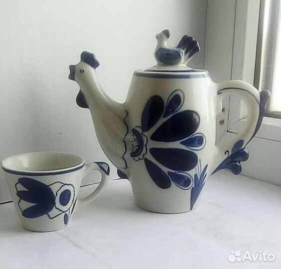 Гжель чайный набор