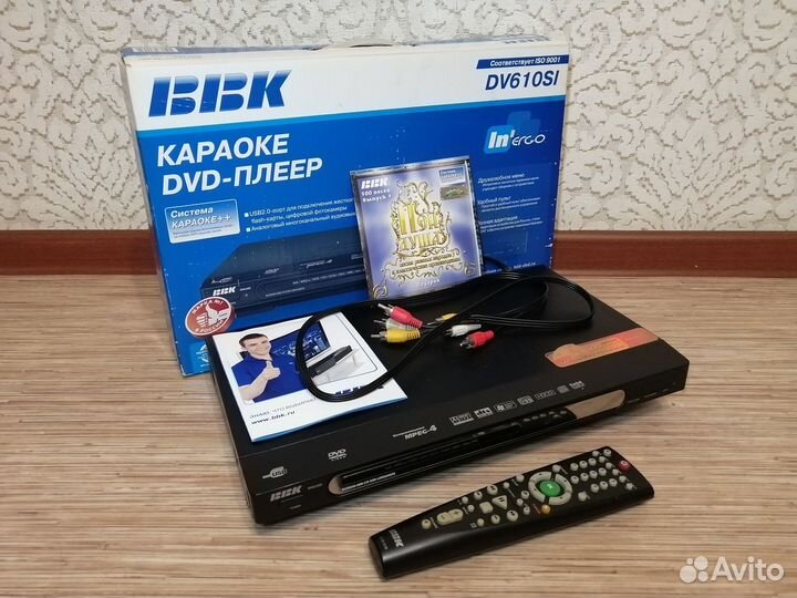 DVD проигрыватель BBK DV 610SI с функцией караоке