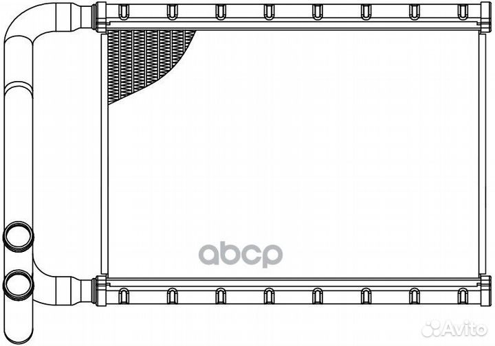Радиатор отопителя LRh 3012 luzar