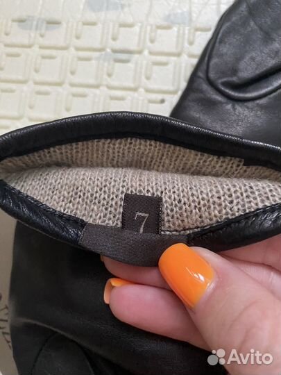 Перчатки новые кожаные Eleganzza размер 7