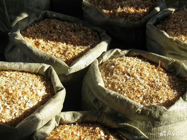 Опилки сухие(стружка и россыпью)