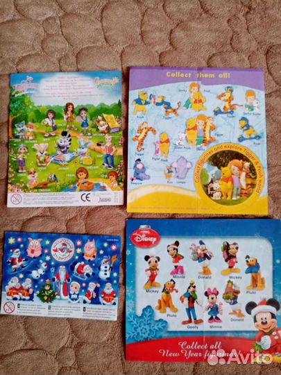 Вкладыши киндер сюрприз