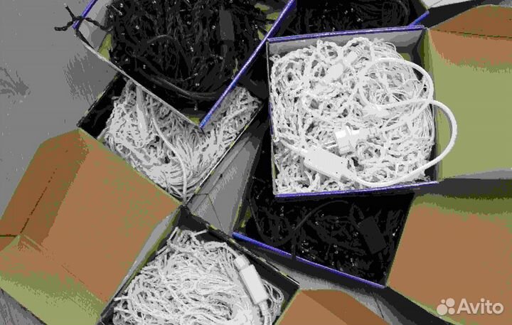 Гирлянда бахрома 25м