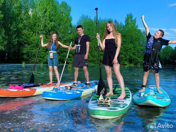 Тур на сапах по озерам и рекам в Чувашии