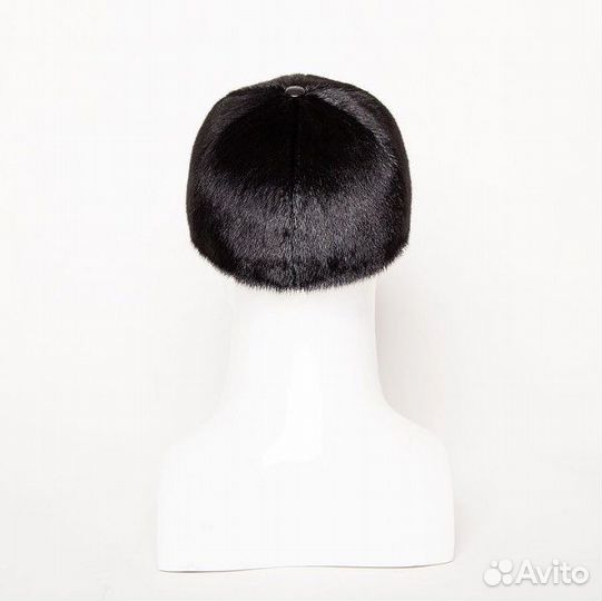 Шапка из меха нерпы (бейсболка мужская)