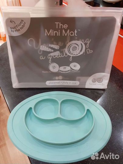 Силиконовая прилипающая тарелка Mini Mat