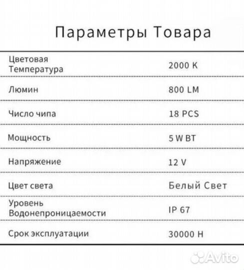 Светодиодная подсветка номера Volvo / Вольво