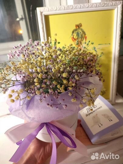 Гипсофила букет цветы