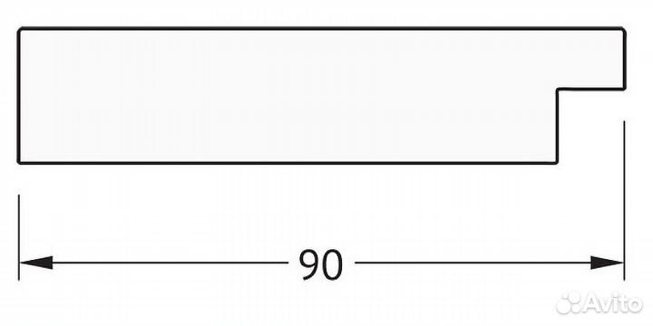 Зеркало Evoform Definite 140х80 BY 3313 в багетно