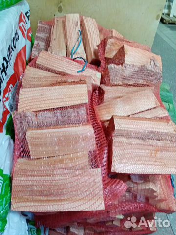 Дрова березовые в сетках