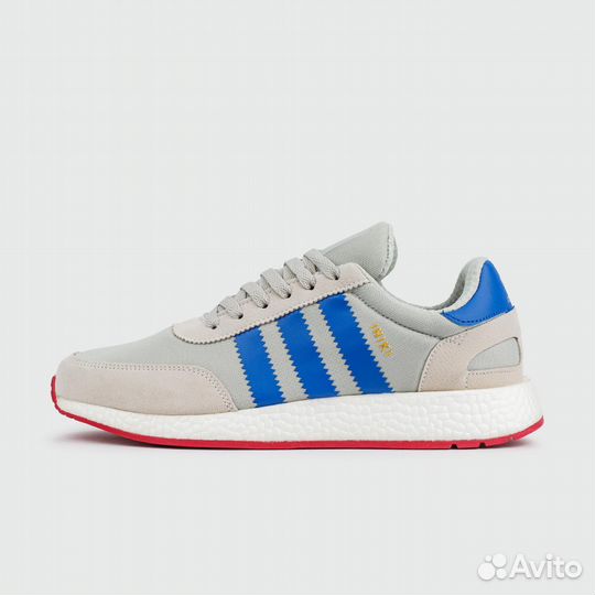 Мужские Adidas Iniki Runner Boost Grey Blue