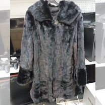 Шуба норковая 42 44 с капюшоном
