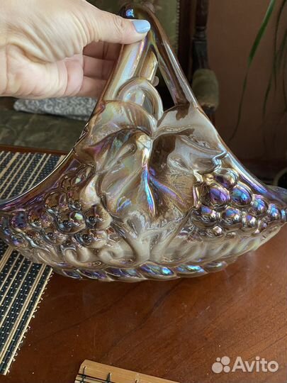 Ваза для фруктов СССР/ большая