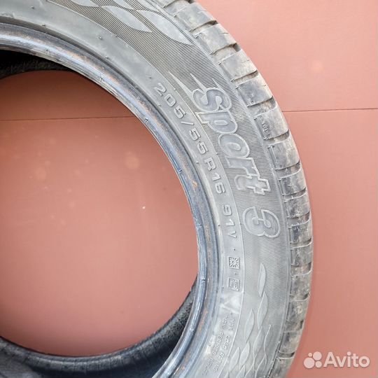 Шины резина летние 205 55 р16 бу