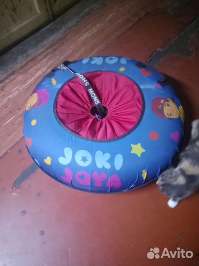 Тюбинг с пластмассовым дном