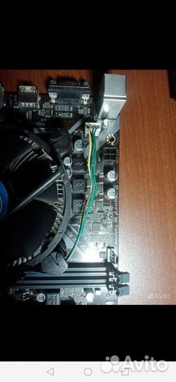 Продам процессор i3 9100f с материнской платой