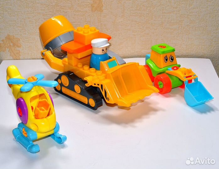 Lego duplo, дупло - животные, мега блокс - машина