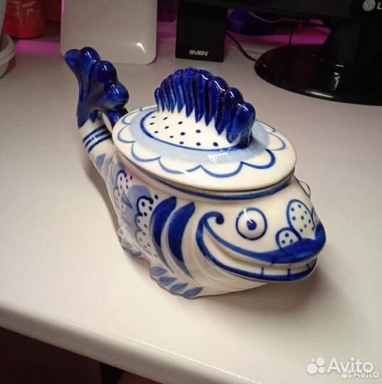 Рыбка Гжель