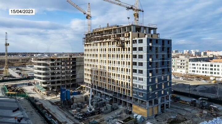 2-к. квартира, 53,9 м², 9/16 эт.