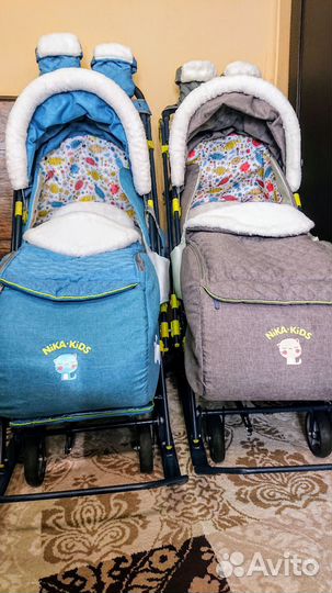 Детские санки коляска Ника
