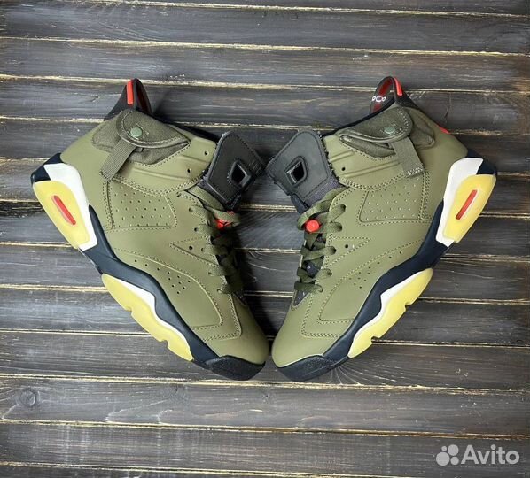 Кроссовки Travis Scott x Nike air jordan 6 retro