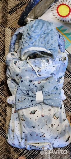 Конверт на выписку для мальчика весна осень