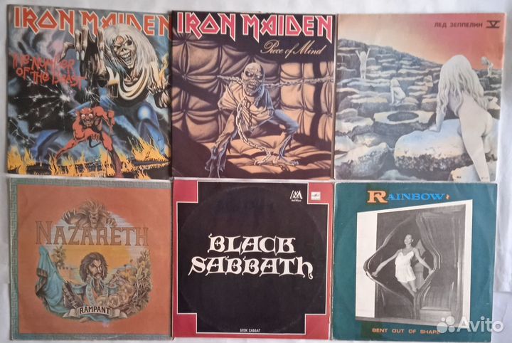 Пластинки Новые Рок, б.у Назарет LedZep 17,2