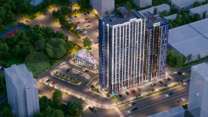 2-к. квартира, 60,2 м², 6/24 эт.