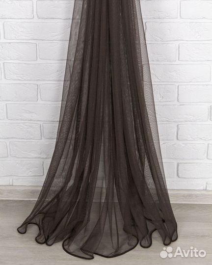 Новый тюль Ирис шоколад