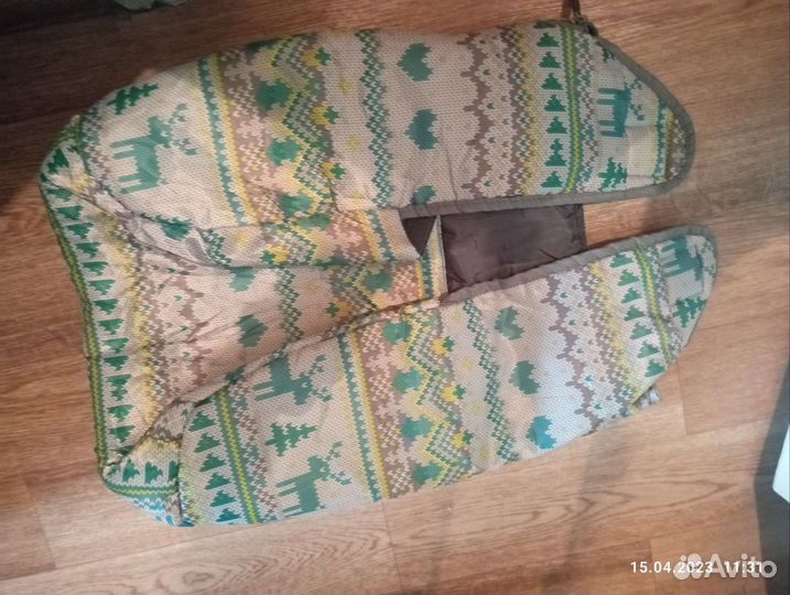 Накидка на ножки от санок