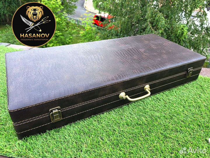 Набор шампуров подарочный