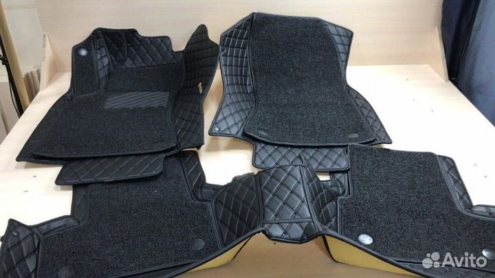 3D Коврики BMW Салон Багажник из Экокожи