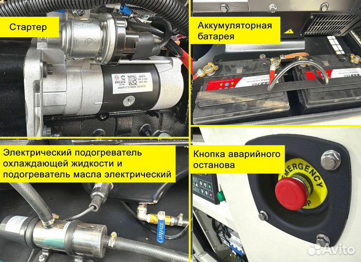 Дизельный генератор 15, 30, 50, 100, 120, 150, 200