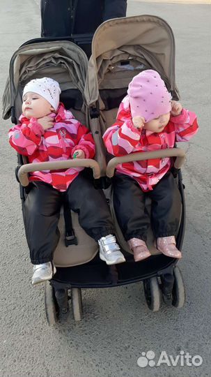Прогулочная коляска для двойни