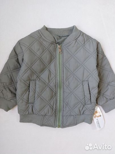 Костюм новый стеганный утепленный 86-92 (1-3года)