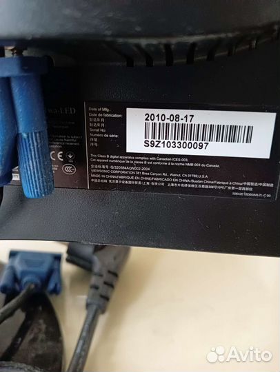 Монитор View Sonic 18,5 дюйма